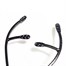Panacea Forged Fan Trellis with Leaves - Black (89482) Alternative Image