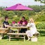 Zest 4 Leisure Rose Round Picnic Table (00006)Alternative Image1