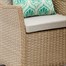 Bramblecrest Hampshire Walnut 2 Seat Round Bistro Outdoor Garden Furniture SetAlternative Image2