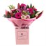 Cerise Lily & Gerbera Hand Tied Floral BouquetAlternative Image3