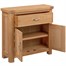 Papaya Chatsworth Oak Interior Furniture Compact Sideboard With 1 Drawer & 2 Doors (110-01)Alternative Image10