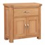 Papaya Chatsworth Oak Interior Furniture Compact Sideboard With 1 Drawer & 2 Doors (110-01)Alternative Image3