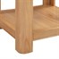 Papaya Chatsworth Oak Interior Furniture Lamp Table With Shelf (110-12)Alternative Image4