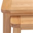 Papaya Chatsworth Oak Interior Furniture Nest Of Tables (110-11)Alternative Image2