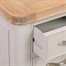 Papaya Chatsworth Painted Interior Furniture Bedside With 3 Drawers (84-23)Alternative Image4