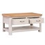 Papaya Chatsworth Painted Interior Furniture Coffee Table With 2 Drawers (84-06)Alternative Image3