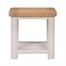 Papaya Chatsworth Painted Interior Furniture Lamp Table With Shelf (84-12) Alternative Image