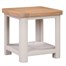 Papaya Chatsworth Painted Interior Furniture Lamp Table With Shelf (84-12) Alternative Image