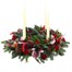 Christmas 14 Inch Floral Advent Table Wreath Arrangement Alternative Image