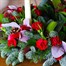 Christmas 14 Inch Floral Advent Table Wreath Arrangement Alternative Image