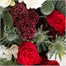 Christmas Candy Cane Hand Tied Floral Bouquet Alternative Image