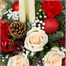 Christmas Starlight Floral Festive Table Arrangement Alternative Image