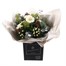Christmas White and Green Berry Hand Tied Floral Bouquet Alternative Image