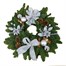 Christmas Wreath - Silver Door Wreath - 12 inches Alternative Image