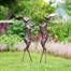 Creekwood Boxing Hares Sculpture Bronze 71x100cm (43268)Alternative Image1