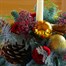 Crisp Winter Candle Floral Christmas Arrangement Alternative Image