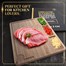 Deer & Oak Organic Bamboo Reversible Chopping Board with Sloped Compartments Alternative Image