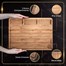 Deer & Oak Organic Bamboo Reversible Chopping Board with Sloped Compartments Alternative Image