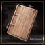 Deer & Oak Organic Bamboo Reversible Chopping Board with Sloped Compartments Alternative Image