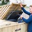 Garden Village Wheelie Bin Screen Double Chest 140L - Direct DispatchAlternative Image2