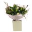 Easter Lilys and Buttercup Roses Hand Tied Floral Bouquet Alternative Image