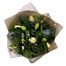 Easter Lilys and Buttercup Roses Hand Tied Floral Bouquet Alternative Image