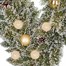 Edelman 180cm Green Frosted Pre Lit Artificial Christmas Garland with Gold Baubles & Pine Cones (1183902) Alternative Image