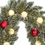 Edelman 180cm Green Frosted Pre Lit Artificial Christmas Garland with Red Baubles & Pine Cones (1166287) Alternative Image