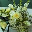 Elegant White Hat Box Floral Arrangement Alternative Image