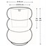 Elho 43cm Amber Roll High Balanced Beige Premium Plant Pot Alternative Image