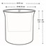 Elho 47cm June Tulip Balanced Beige Premium Plant Pot Alternative Image