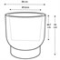 Elho 58cm Amber Grail Balanced Beige Premium Plant Pot Alternative Image