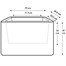 Elho 80cm June Brick Divider Balanced Beige Premium Plant Pot Alternative Image