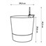 Elho Greensense Aqua Care Round Pot 30cm Charcoal Grey (3102903044000) Alternative Image