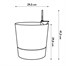 Elho Greensense Aqua Care Round Pot 30cm Light Concrete (3102903031100) Alternative Image