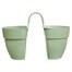 Elho Vibia Campana Flower Pot Twin 21cm Pistachio Green (3652602135900)Alternative Image1