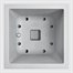 Elho Vivo Next 30cm Square Plant Pot Living Concrete (1622930043100) Alternative Image
