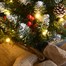 Festive 2ft (60cm) Pre Lit Artificial Christmas Tree with Berries & Pinecones (P053676) Alternative Image
