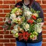 Gingerbread Cottage Festive Hand Tied Bouquet Alternative Image