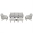 Hartman Aries 3 Seat Lounge Dining Outdoor Garden Furniture Set SetAlternative Image6