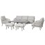 Hartman Aries 3 Seat Lounge Dining Outdoor Garden Furniture Set SetAlternative Image7