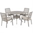 Hartman Avebury Crimini 4 Seat Round Outdoor Garden Furniture Dining Set Alternative Image