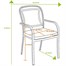 Hartman Berkeley 4 Seat Round Outdoor Garden Furniture Set with ParasolAlternative Image3