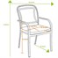 Hartman Berkeley 6 Seat Round Outdoor Garden Furniture Set with ParasolAlternative Image3