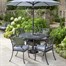 Hartman Capri 4 Seat Round Outdoor Garden Furniture Dining SetAlternative Image1