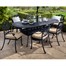 Hartman Capri Amber & Bronze 6 Seat Oval Dining Outdoor Garden Furniture SetAlternative Image1