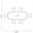 Hartman Capri Amber & Bronze 6 Seat Oval Dining Outdoor Garden Furniture SetAlternative Image5