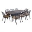 Hartman Capri Amber & Bronze 8 Seat Rectangular Dining Outdoor Garden Furniture SetAlternative Image2