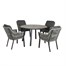 Hartman Dubai 4 Seat Round Outdoor Garden Furniture Dining SetAlternative Image2