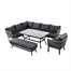 Hartman Dubai Rectangular Casual Outdoor Garden Furniture Dining Set With 2 Seat BenchAlternative Image3